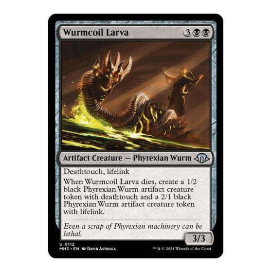 Wurmcoil Larva (MH3) #112 Uncommon (Lightly Played) Modern Horizons 3 Magic: The Gathering: 2024