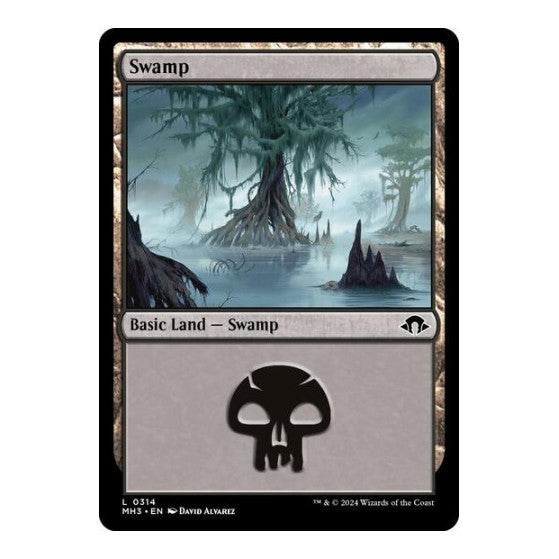 Swamp 0314 (MH3) #314 Land (Foil Lightly Played) Modern Horizons 3 Magic: The Gathering: 2024