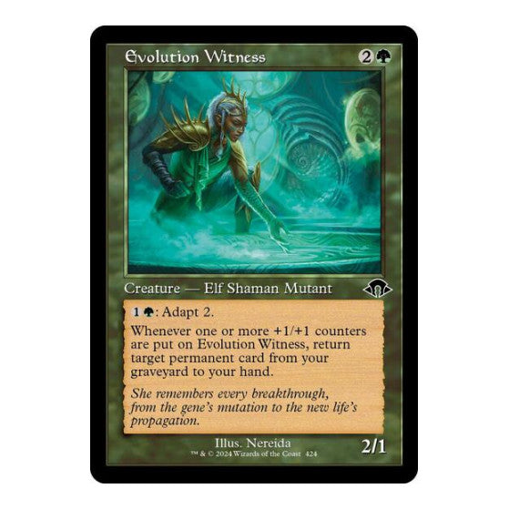 Evolution Witness Retro Frame (MH3) #424 Common (Foil Near Mint) Modern Horizons 3 Magic: The Gathering: 2024