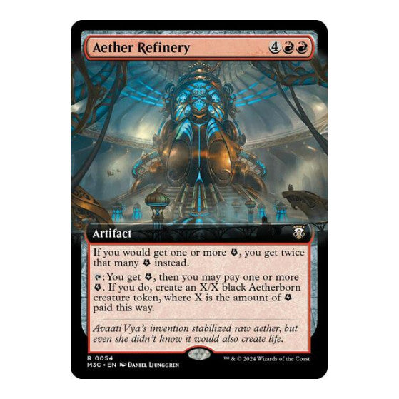 Aether Refinery Extended Art (M3C) #54 Rare (Near Mint) Commander: Modern Horizons 3 Magic: The Gathering: 2024