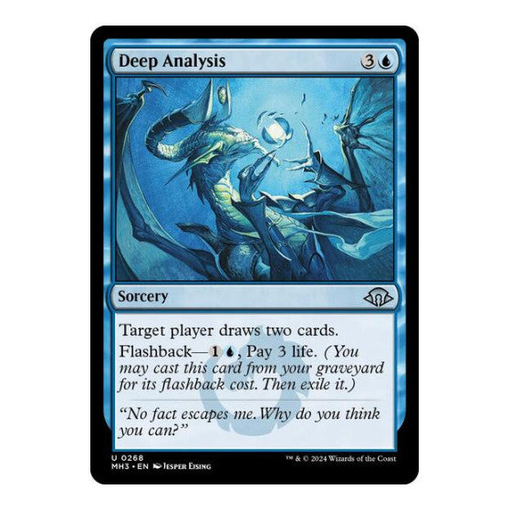 Deep Analysis (MH3) #268 Uncommon Modern Horizons 3 Magic: The Gathering: 2024