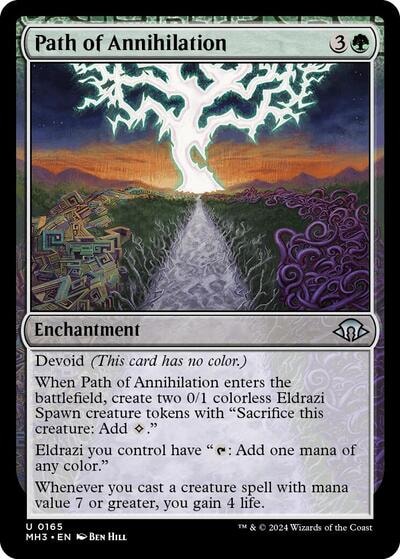 Path of Annihilation (MH3) #165 Uncommon (Lightly Played) Modern Horizons 3 Magic: The Gathering: 2024