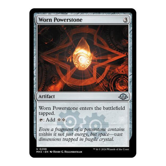 Worn Powerstone (MH3) #298 Uncommon (Lightly Played) Modern Horizons 3 Magic: The Gathering: 2024
