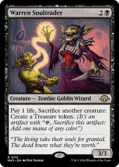 Warren Soultrader (MH3) #110 Rare (Near Mint) Modern Horizons 3 Magic: The Gathering: 2024