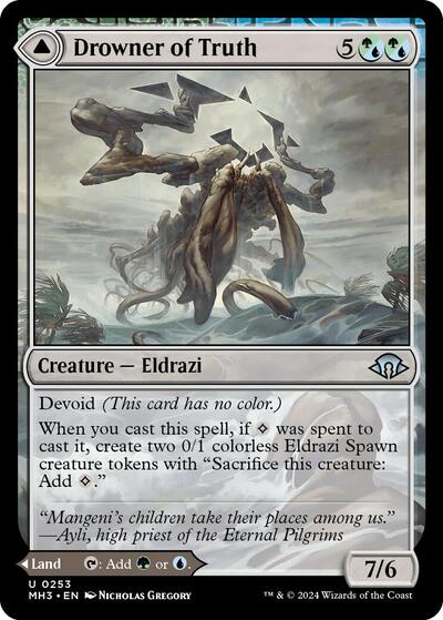 Drowner of Truth (MH3) #253 Uncommon (Lightly Played) Modern Horizons 3 Magic: The Gathering: 2024