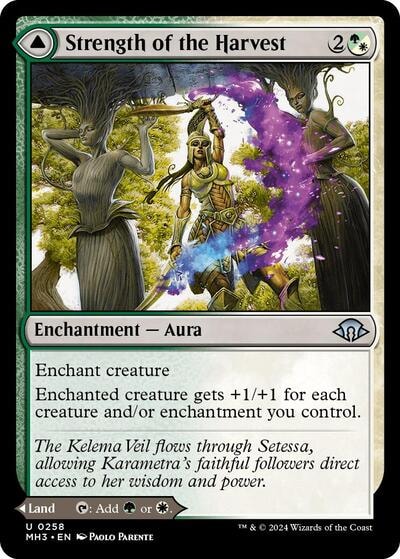 Strength of the Harvest (MH3) #258 Uncommon (Lightly Played) Modern Horizons 3 Magic: The Gathering: 2024