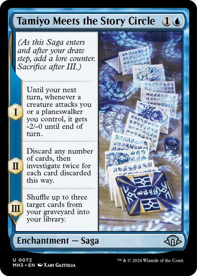 Tamiyo Meets the Story Circle (MH3) #72 Uncommon (Lightly Played) Modern Horizons 3 Magic: 2024