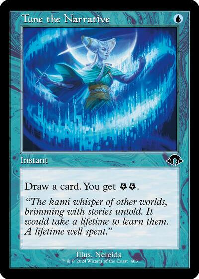 Tune the Narrative Retro Frame (MH3) #403 Common Modern Horizons 3 Magic: The Gathering: 2024