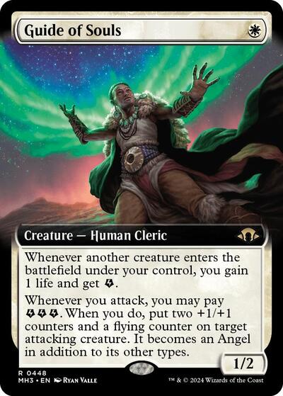 Guide of Souls Extended Art (MH3) #448 Rare (Lightly Played) Modern Horizons 3 Magic: The Gathering: 2024
