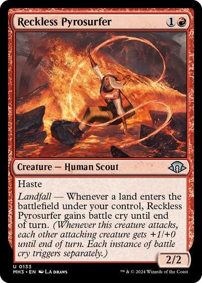 Reckless Pyrosurfer (MH3) #133 Uncommon (Lightly Played) Modern Horizons 3 Magic: The Gathering: 2024
