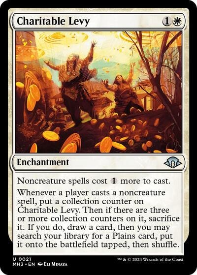 Charitable Levy (MH3) #21 Uncommon (Lightly Played) Modern Horizons 3 Magic: The Gathering: 2024