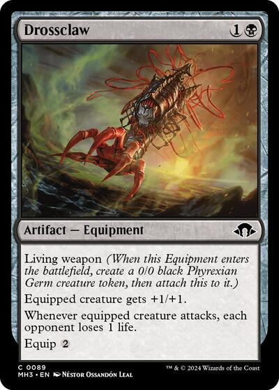 Drossclaw (MH3) #89 Common (Foil Lightly Played) Modern Horizons 3 Magic: The Gathering: 2024