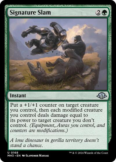 Signature Slam (MH3) #168 Uncommon (Lightly Played) Modern Horizons 3 Magic: The Gathering: 2024