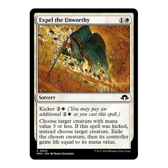 Expel the Unworthy (MH3) #25 Common (Lightly Played) Modern Horizons 3 Magic: The Gathering: 2024