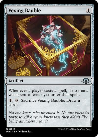 Vexing Bauble (MH3) #212 Uncommon (Foil Near Mint) Modern Horizons 3 Magic: 2024