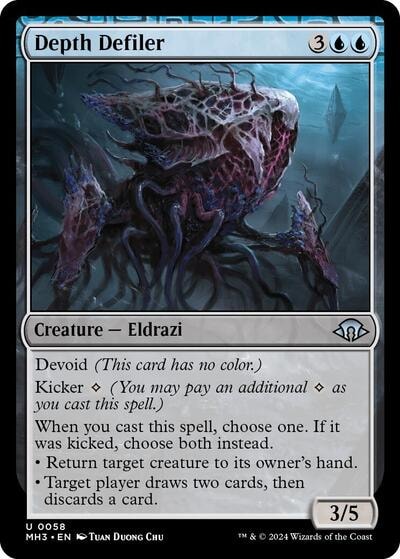 Depth Defiler (MH3) #58 Uncommon (Lightly Played) Modern Horizons 3 Magic: The Gathering: 2024