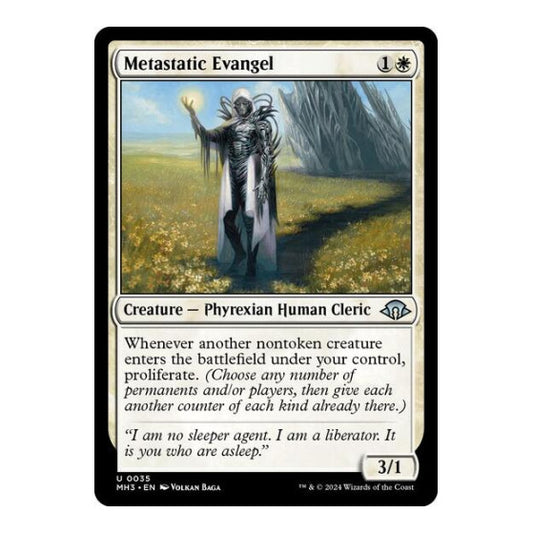 Metastatic Evangel (MH3) #35 Uncommon Modern Horizons 3 Magic: The Gathering: 2024