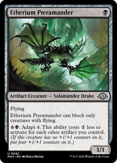 Etherium Pteramander (MH3) #92 Uncommon (Lightly Played) Modern Horizons 3 Magic: The Gathering: 2024