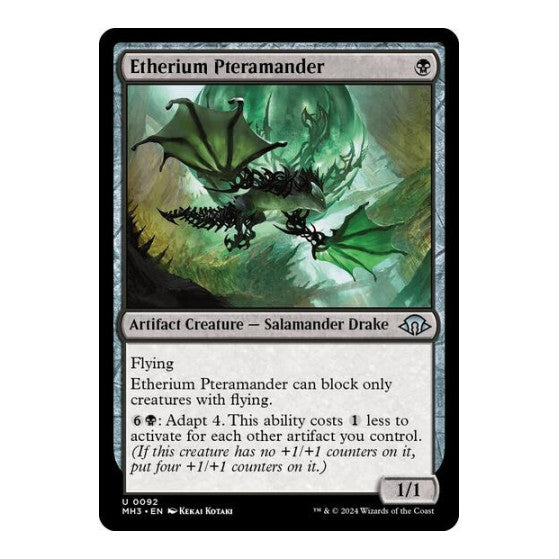 Etherium Pteramander (MH3) #92 Uncommon (Lightly Played) Modern Horizons 3 Magic: The Gathering: 2024