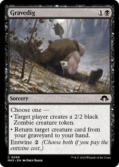 Gravedig (MH3) #96 Common (Lightly Played) Modern Horizons 3 Magic: 2024