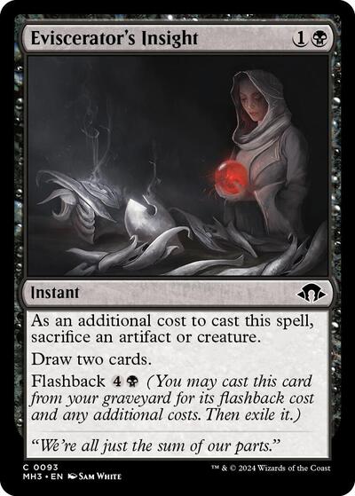 Eviscerators Insight (MH3) #93 Common (Foil Lightly Played) Modern Horizons 3 Magic: 2024