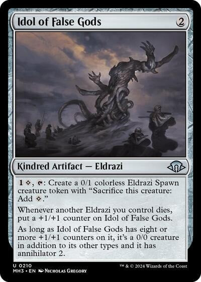Idol of False Gods (MH3) #210 Uncommon (Lightly Played) Modern Horizons 3 Magic: The Gathering: 2024