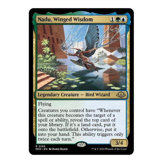 Nadu, Winged Wisdom (MH3) #193 Rare (Lightly Played) Modern Horizons 3 Magic: The Gathering: 2024