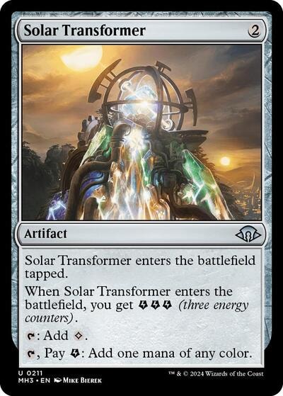 Solar Transformer (MH3) #211 Uncommon (Lightly Played) Modern Horizons 3 Magic: The Gathering: 2024