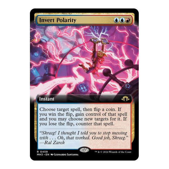 Invert Polarity Extended Art (MH3) #459 Rare (Near Mint) Modern Horizons 3 Magic: The Gathering: 2024