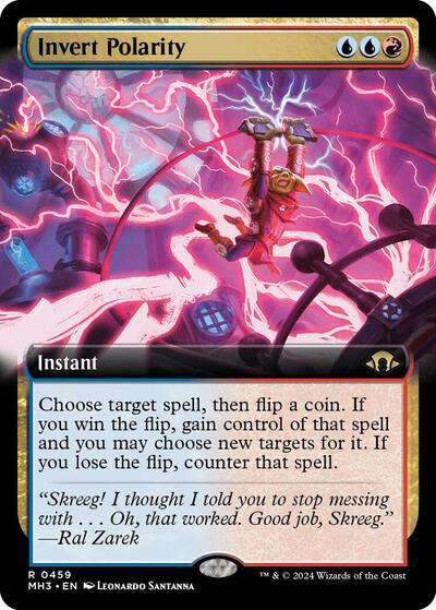 Invert Polarity Extended Art (MH3) #459 Rare (Near Mint) Modern Horizons 3 Magic: The Gathering: 2024