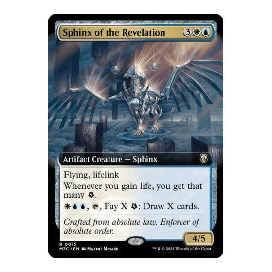 Sphinx of the Revelation Extended Art (M3C) #75 Rare (Near Mint) Commander: Modern Horizons 3 Magic: The Gathering: 2024