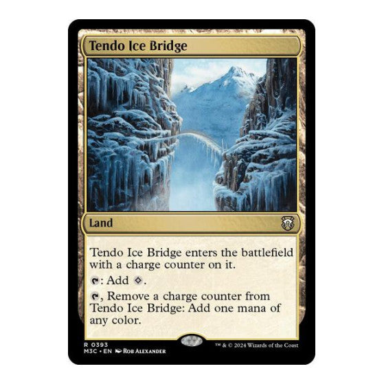Tendo Ice Bridge (M3C) #393 Rare (Lightly Played) Commander: Modern Horizons 3 Magic: The Gathering: 2024