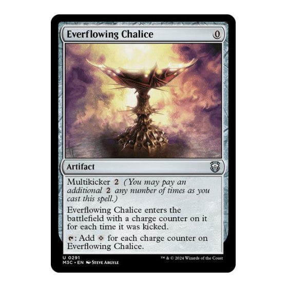 Everflowing Chalice (M3C) #291 Uncommon (Lightly Played) Commander: Modern Horizons 3 Magic: The Gathering: 2024