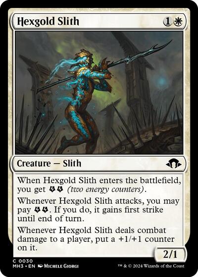 Hexgold Slith (MH3) #30 Common (Lightly Played) Modern Horizons 3 Magic: 2024