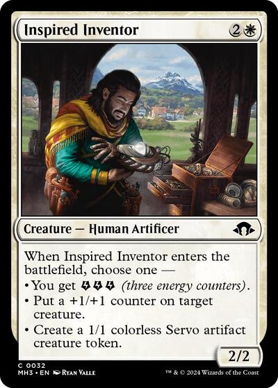 2024 Magic: Modern Horizons 3 (MH3) - Inspired Inventor (#32, Common) (Lightly Played)