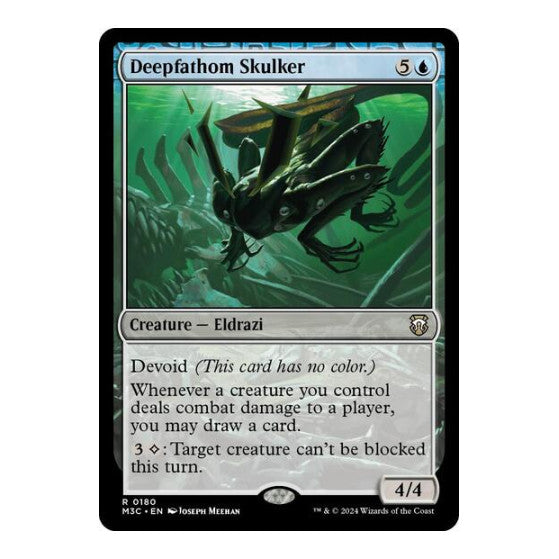 Deepfathom Skulker (M3C) #180 Rare (Lightly Played) Commander: Modern Horizons 3 Magic: The Gathering: 2024