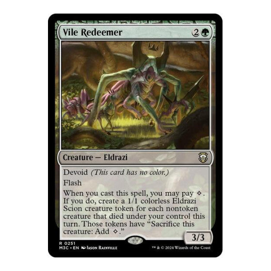 Vile Redeemer (M3C) #251 Rare (Lightly Played) Commander: Modern Horizons 3 Magic: The Gathering: 2024