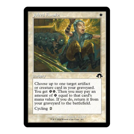 Jolted Awake (Retro Frame) (MH3) #392 Common (Lightly Played) Modern Horizons 3 Magic: The Gathering: 2024
