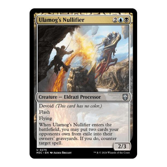 Ulamog's Nullifier (M3C) #275 Uncommon (Lightly Played) Commander: Modern Horizons 3 Magic: The Gathering: 2024