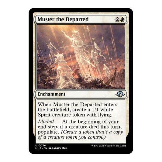 Muster the Departed (MH3) #36 Uncommon (Lightly Played) Modern Horizons 3 Magic: The Gathering: 2024