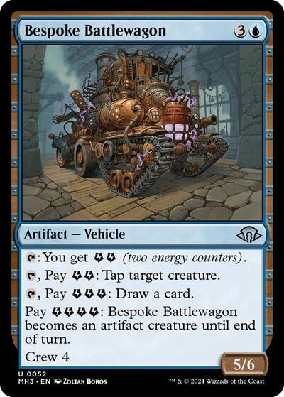 Bespoke Battlewagon (MH3) #52 Uncommon (Lightly Played) Modern Horizons 3 Magic: The Gathering: 2024