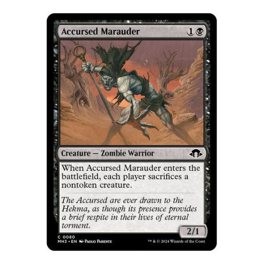 Accursed Marauder (MH3) #80 Common (Lightly Played) Modern Horizons 3 Magic: The Gathering: 2024