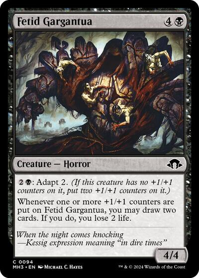 Fetid Gargantua (MH3) #94 Common (Lightly Played) Modern Horizons 3 Magic: The Gathering: 2024
