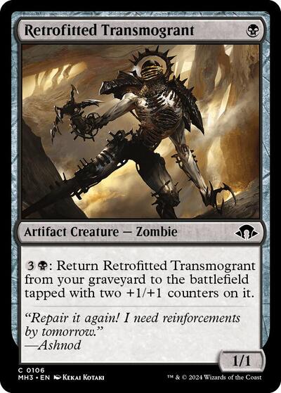 Retrofitted Transmogrant (MH3) #106 Common (Lightly Played) Modern Horizons 3 Magic: The Gathering: 2024