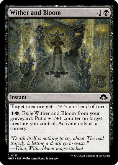 2024 Magic: Modern Horizons 3 (MH3) - Wither and Bloom (#111, Common) (Lightly Played)