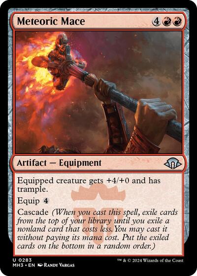 Meteoric Mace (MH3) #283 Uncommon (Lightly Played) Modern Horizons 3 Magic: The Gathering: 2024