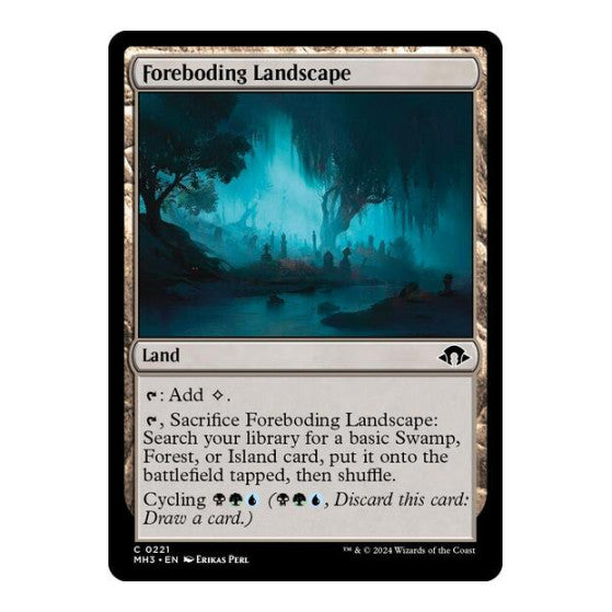 Foreboding Landscape (MH3) #221 Common (Lightly Played) Modern Horizons 3 Magic: The Gathering: 2024
