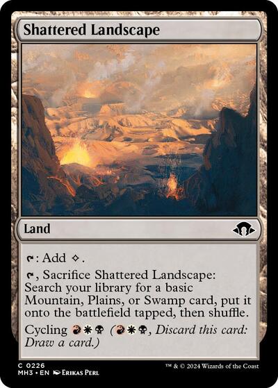2024 Magic: Modern Horizons 3 (MH3) - Shattered Landscape (#226, Common) (Lightly Played)