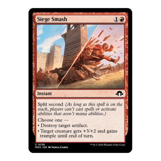 Siege Smash (MH3) #136 Common Modern Horizons 3 Magic: The Gathering: 2024