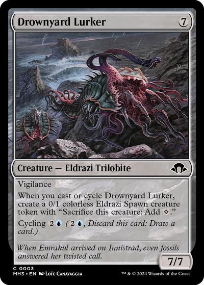 Drownyard Lurker (MH3) #3 Common (Lightly Played) Modern Horizons 3 Magic: The Gathering: 2024